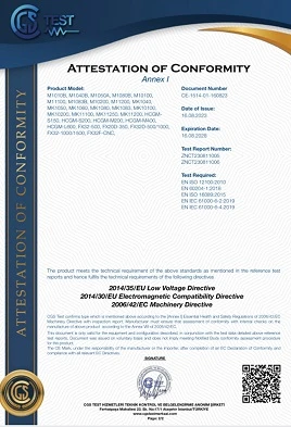 Certificate of Conformity 02 Certificate of Conformity 02